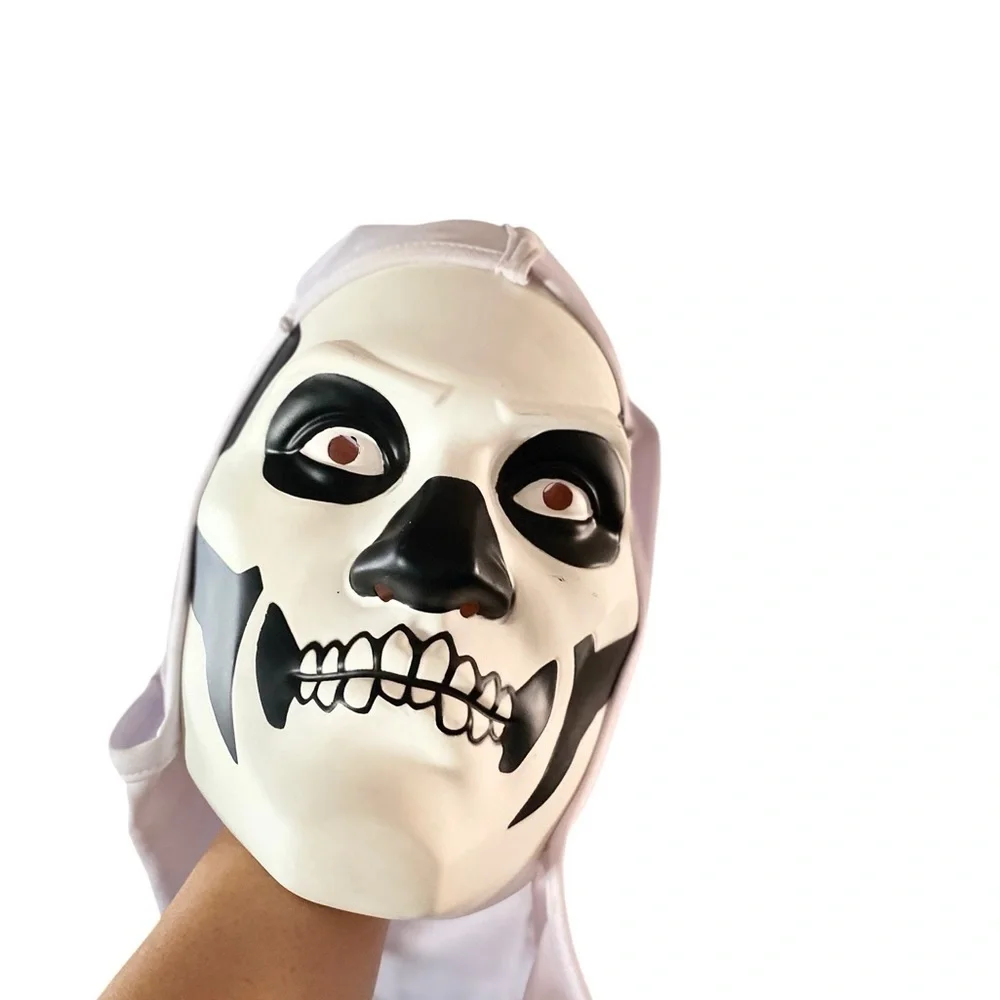 Spirit Halloween Grim Reaper youth Costume Black spooky haunted ghoul scary Mask - Picture 5 of 11